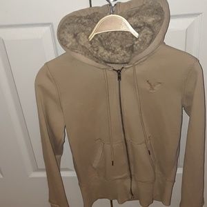 Tan american eagle outfitters hoodie